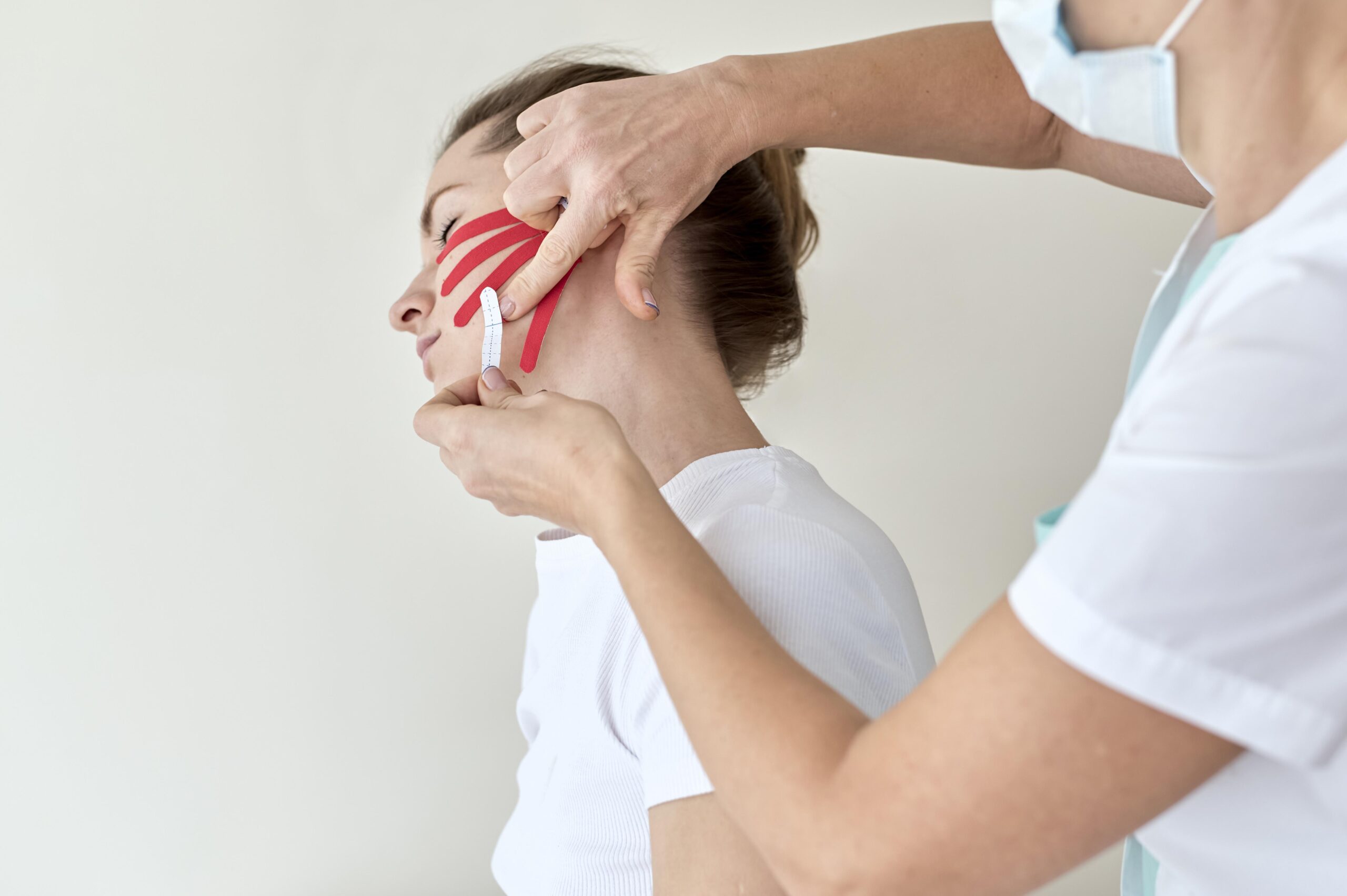 Patient receiving TMJ and jaw pain treatment at Care2Cure Physiotherapy in Nepean Ottawa